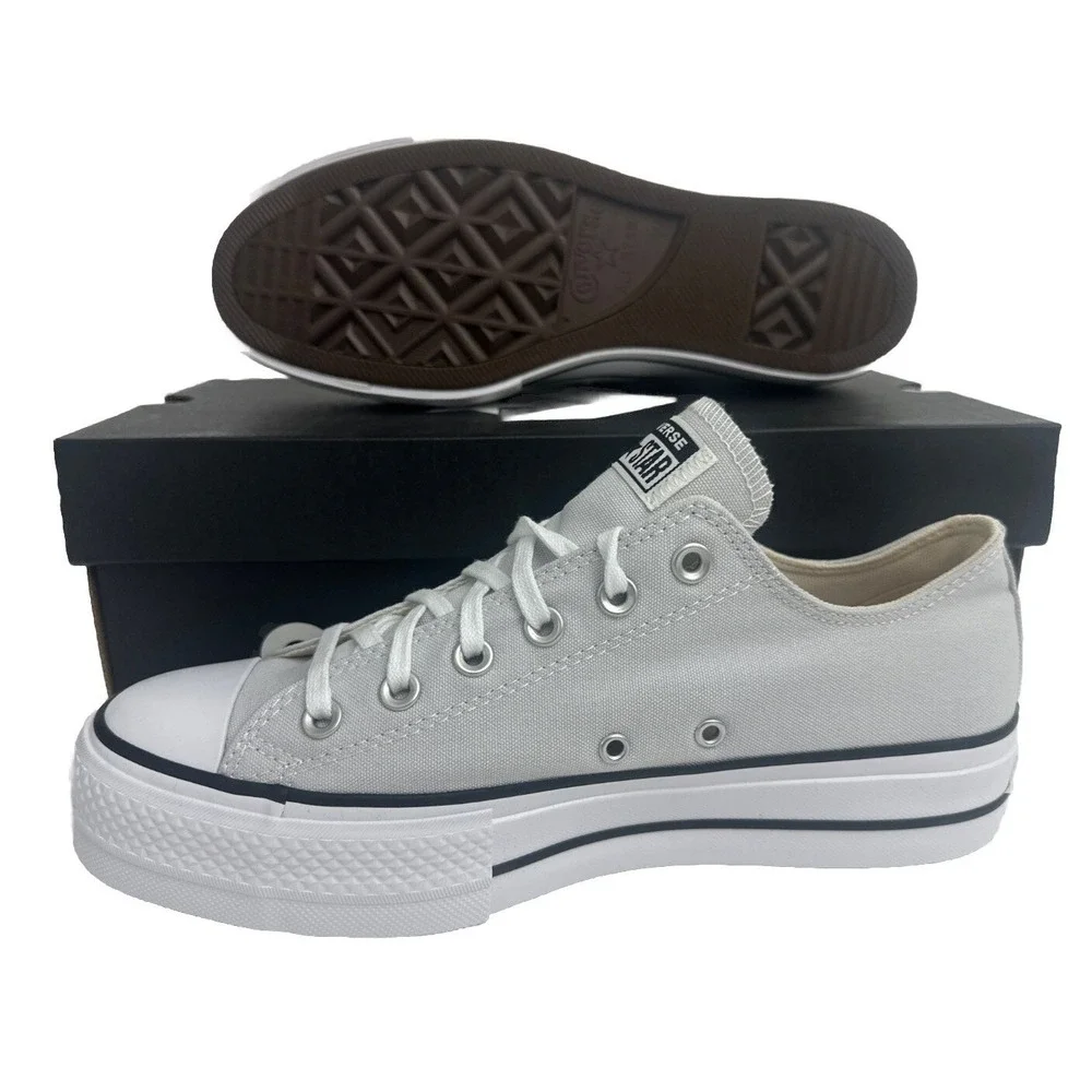 Converse Women's Chuck‎ Taylor All Star Lift Low  Platform Sneakers Size 9.5 New - Picture 7 of 12